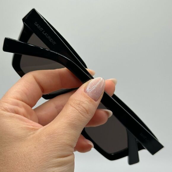 BRAND NEW SAINT LAURENT SL 633 Calista Black Women Sunglasses